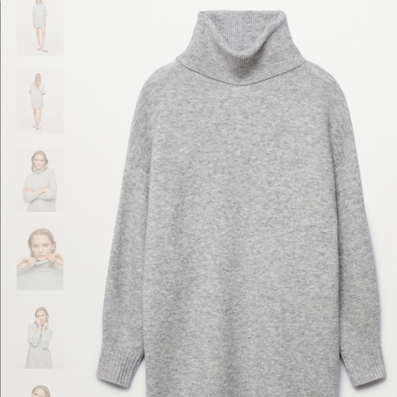 *NWT Mango Turtle neck knit dress size small - Picture 11 of 11